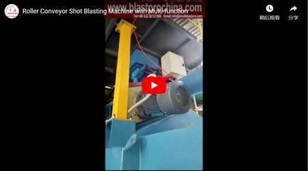 Roller Conveyor Shot Blasting Machine com multifuncionalidade